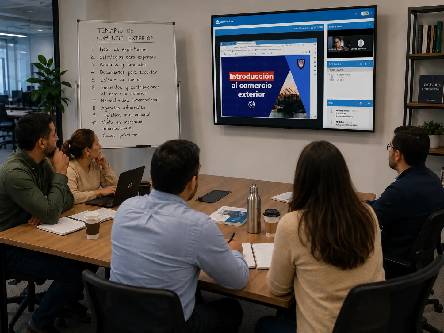 Capacitación online en vivo de comercio exterior con INCEA